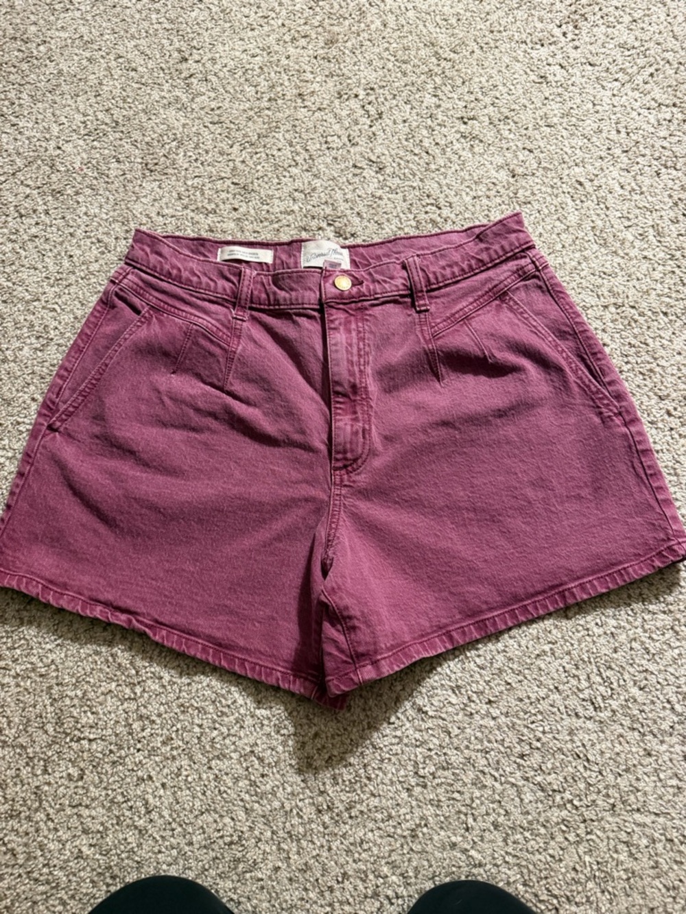 Universal Thread Plum High-Rise Denim Shorts